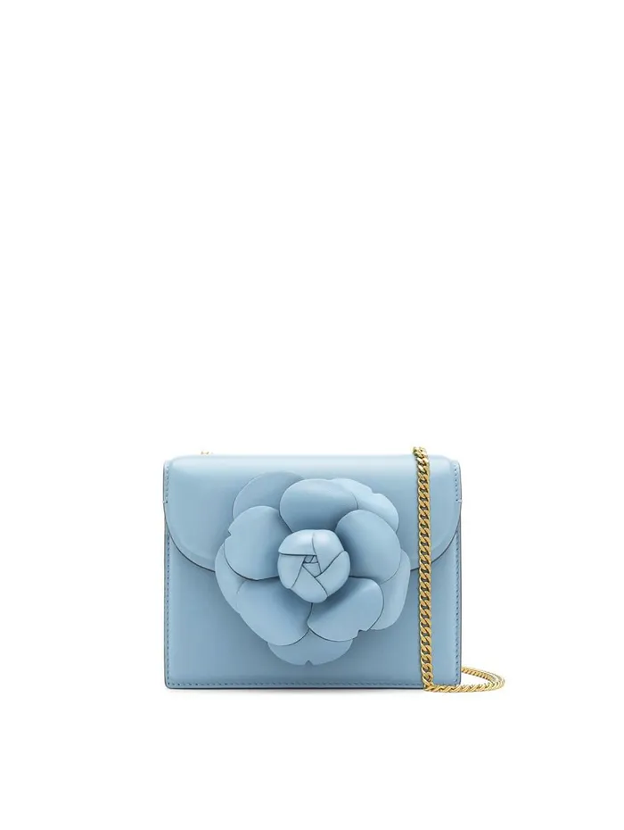 Women Handbags Oscar De La Renta Tanzanite Mini TRO Bag Tanzanite