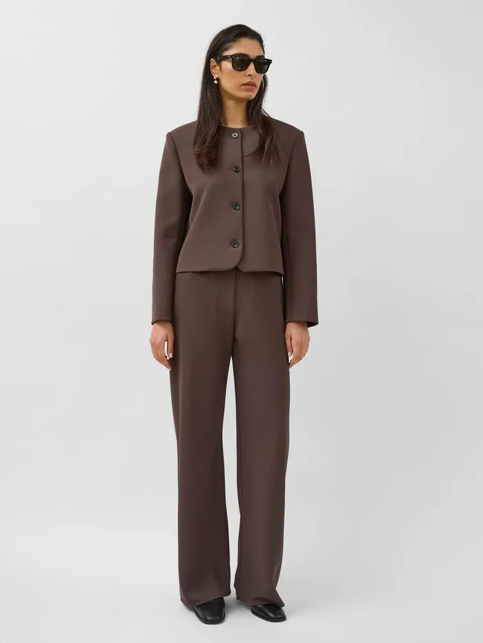Women Harris Tapper 8211 Irving Trouser In Brown Umber The UNDONE Pants
