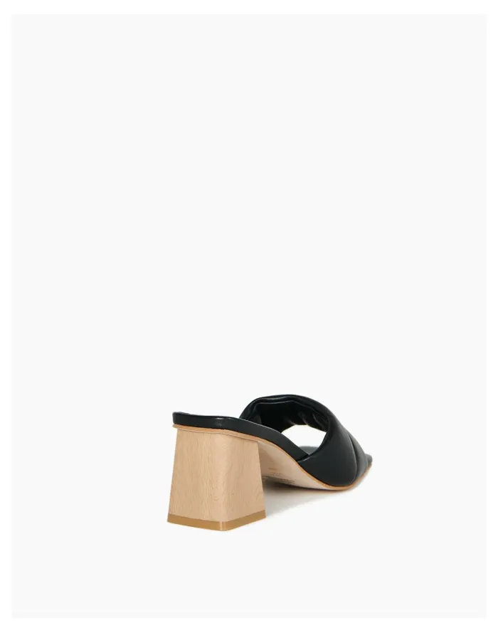 Women Intentionally Blank TABBI Heeled Slide Black Madewell Heels Women Intentionally Blank TABBI Heeled Slide Black Madewell Heels