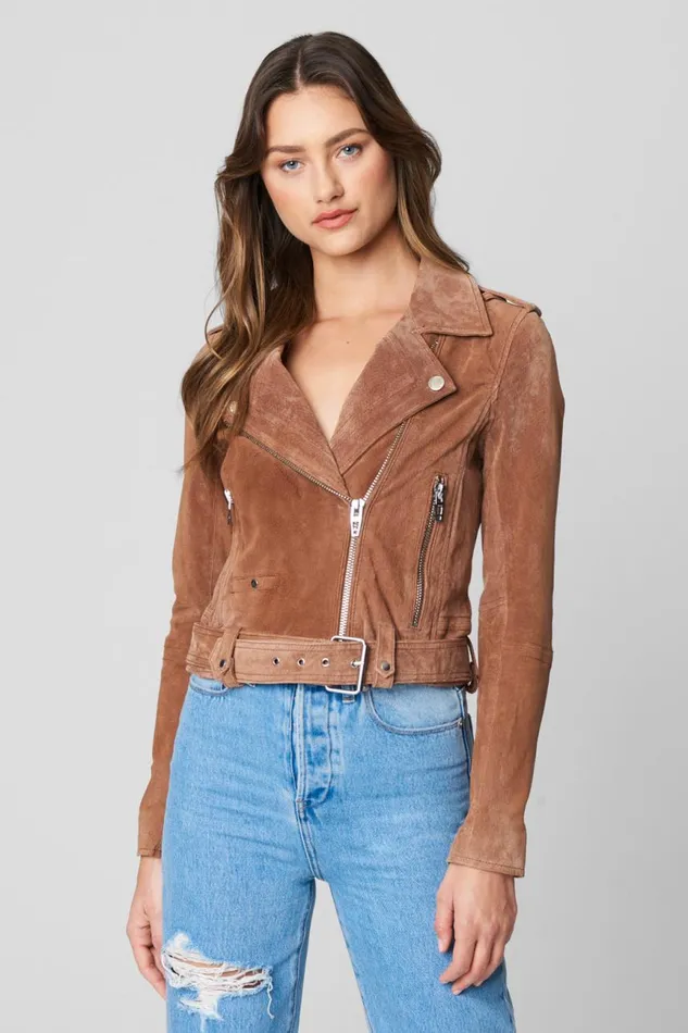 Women Jackets Blank Nyc Coffee Bean Moto Jacket Women Jackets Blank Nyc Coffee Bean Moto Jacket