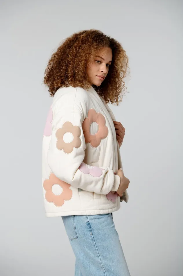 Women Jackets Blank Nyc Flower Bath Jacket Women Jackets Blank Nyc Flower Bath Jacket