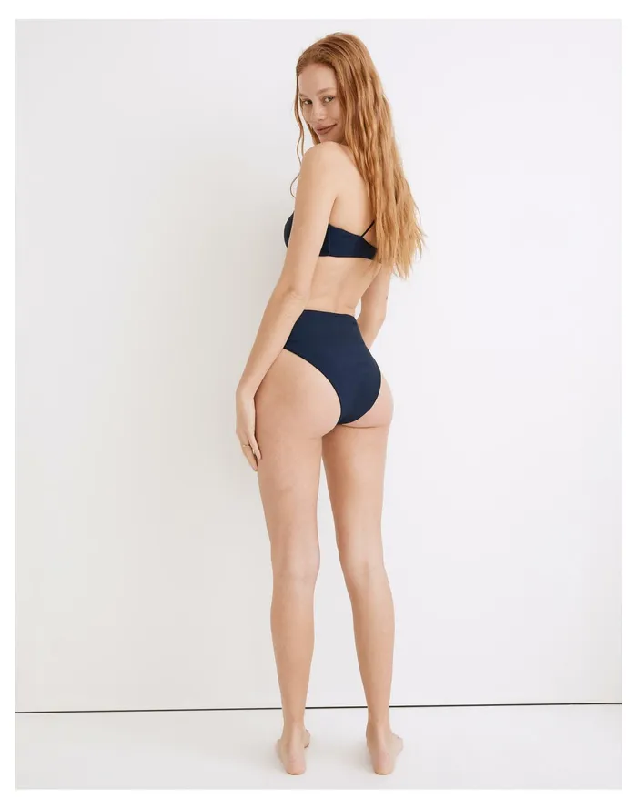 Women Jade Swim Incline Bikini Bottom Navy Madewell Swim Women Jade Swim Incline Bikini Bottom Navy Madewell Swim
