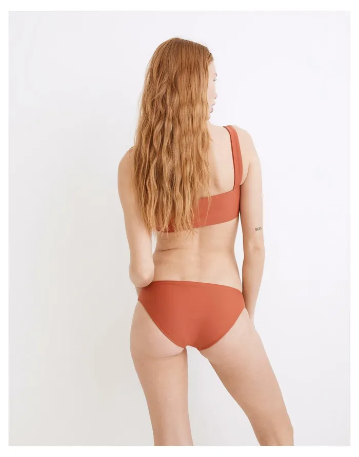Women Jade Swim Lure Bikini Bottom Terracotta Madewell Swim Women Jade Swim Lure Bikini Bottom Terracotta Madewell Swim