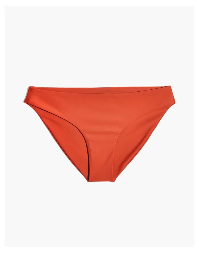 Women Jade Swim Lure Bikini Bottom Terracotta Madewell Swim Women Jade Swim Lure Bikini Bottom Terracotta Madewell Swim