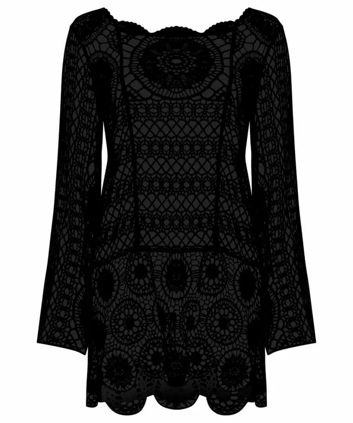 Women Joe Browns Beautifully Boho Crochet Jumper Black Women Joe Browns Beautifully Boho Crochet Jumper Black