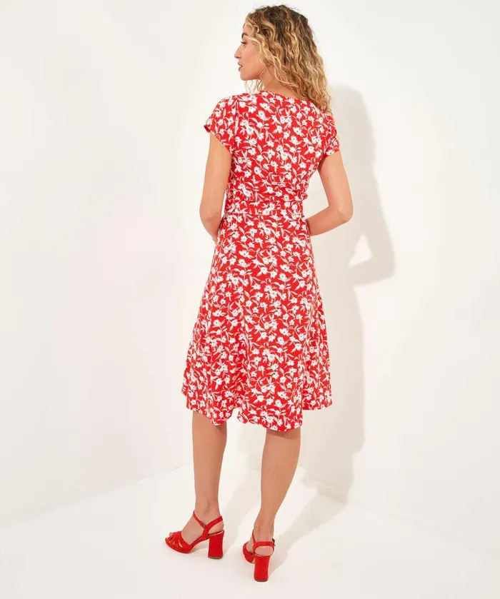 Women Joe Browns Celine Belted Dress Red Women Joe Browns Celine Belted Dress Red