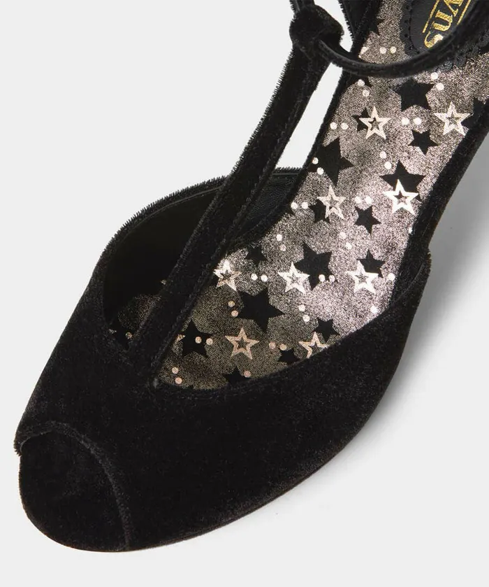 Women Joe Browns Cover Girl T Bar Shoes Black Women Joe Browns Cover Girl T Bar Shoes Black
