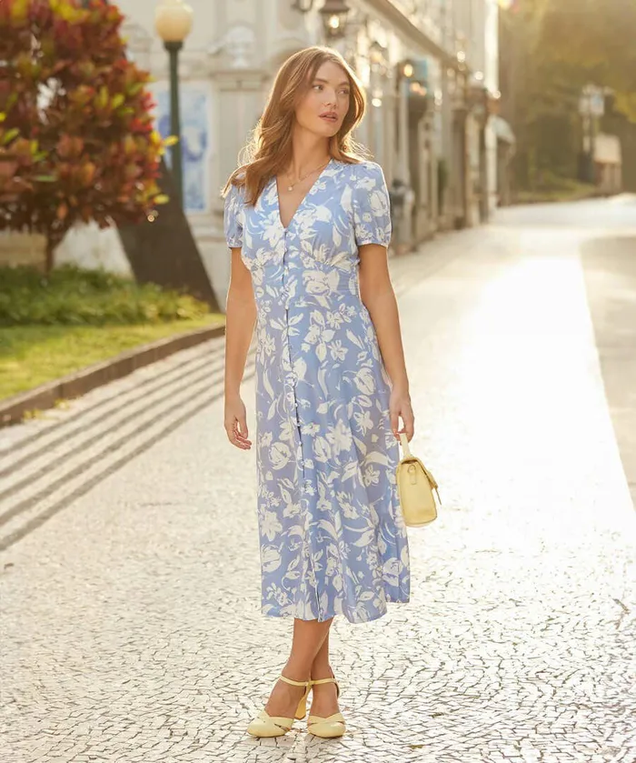Women Joe Browns Elise Tea Dress Blue Women Joe Browns Elise Tea Dress Blue