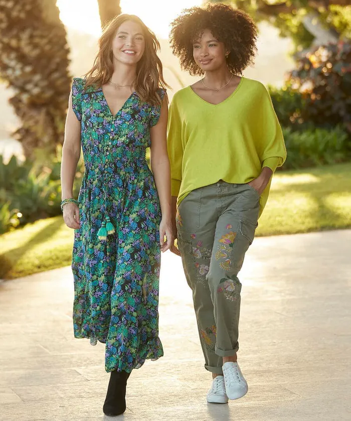 Women Joe Browns Embroidered Cargo Pants Khaki Women Joe Browns Embroidered Cargo Pants Khaki