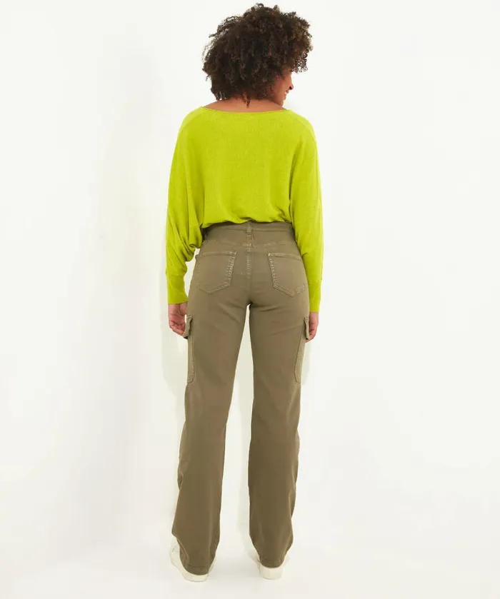 Women Joe Browns Embroidered Cargo Pants Khaki Women Joe Browns Embroidered Cargo Pants Khaki