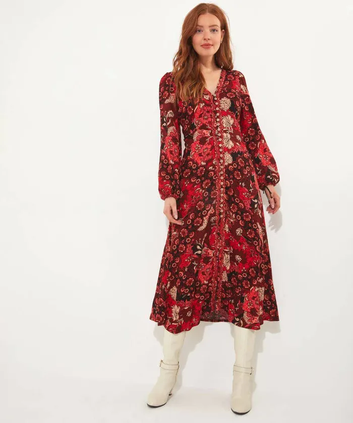 Women Joe Browns Evie Boho Dress Red