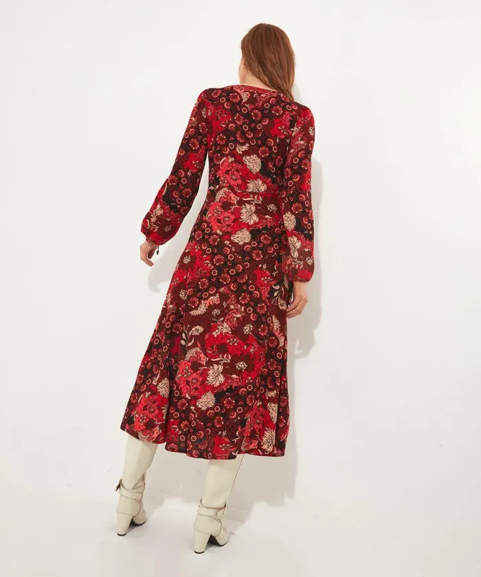 Women Joe Browns Evie Boho Dress Red Women Joe Browns Evie Boho Dress Red