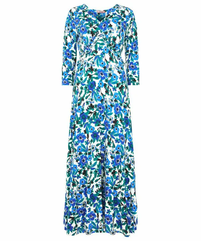 Women Joe Browns Laura Wrap Jersey Dress Blue Women Joe Browns Laura Wrap Jersey Dress Blue