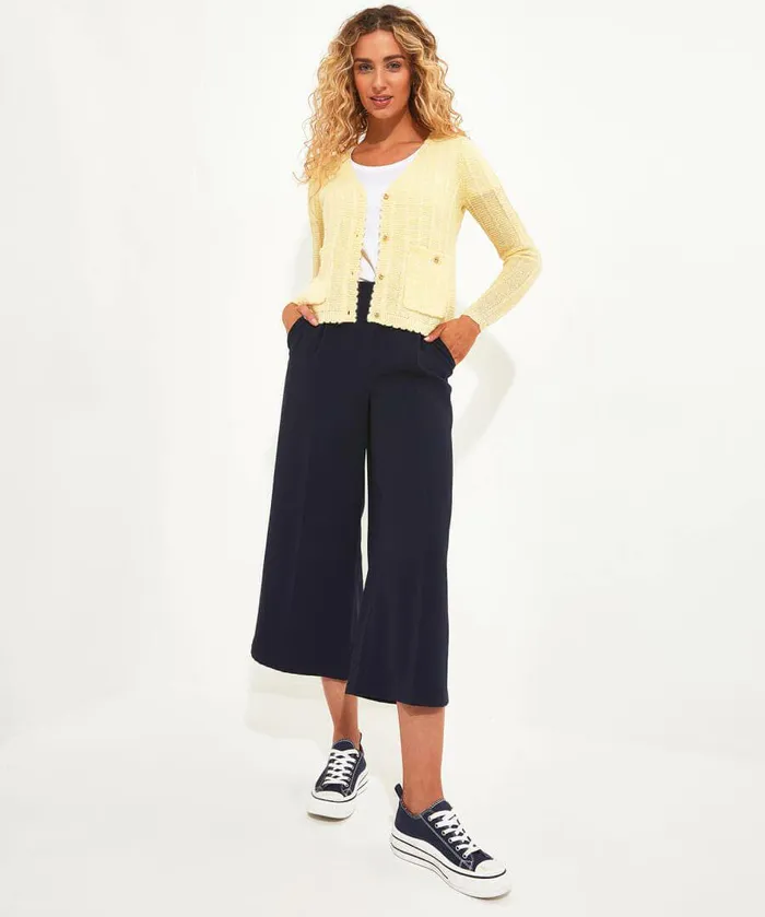 Women Joe Browns Lula VNeck Cardigan Yellow