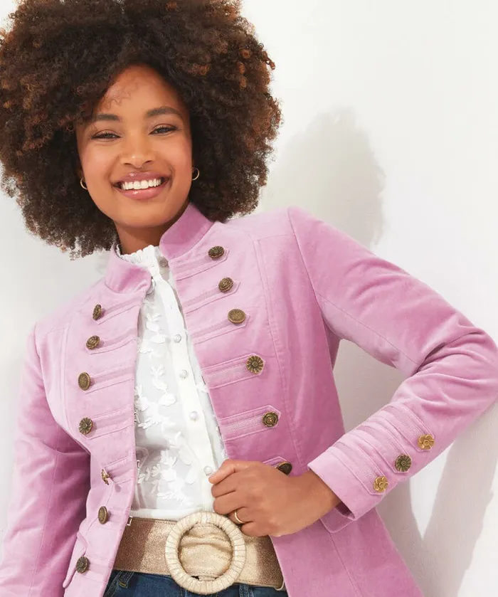 Women Joe Browns Marley Military Jacket Lilac
