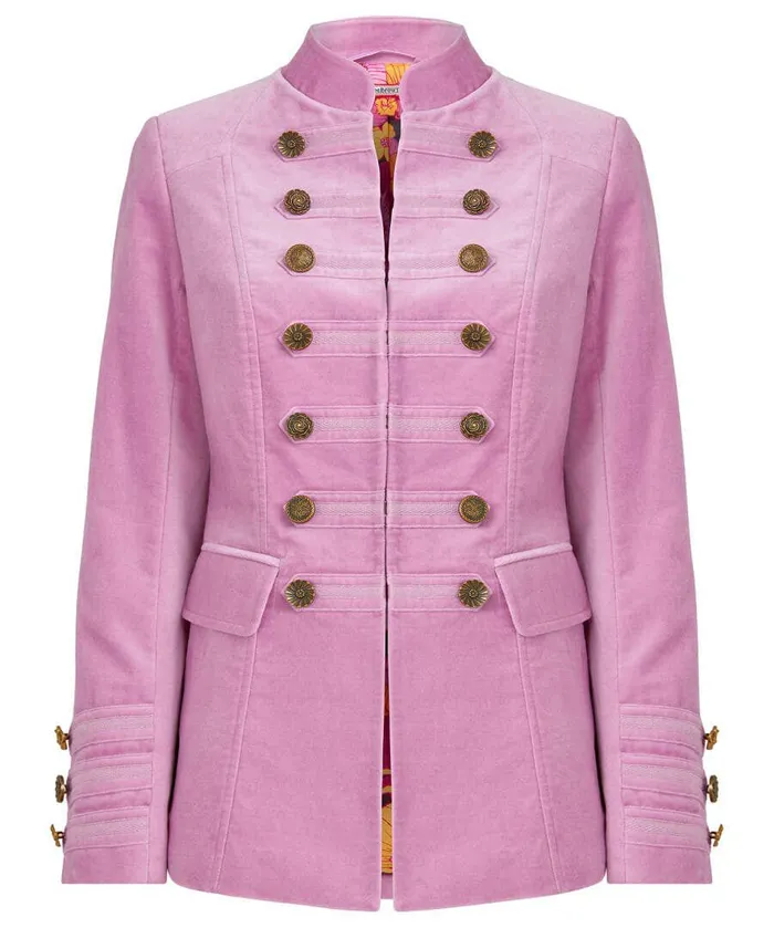 Women Joe Browns Marley Military Jacket Lilac Women Joe Browns Marley Military Jacket Lilac