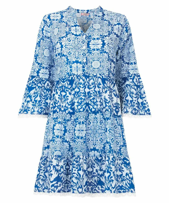 Women Joe Browns Moroccan Skies Tunic Blue Women Joe Browns Moroccan Skies Tunic Blue