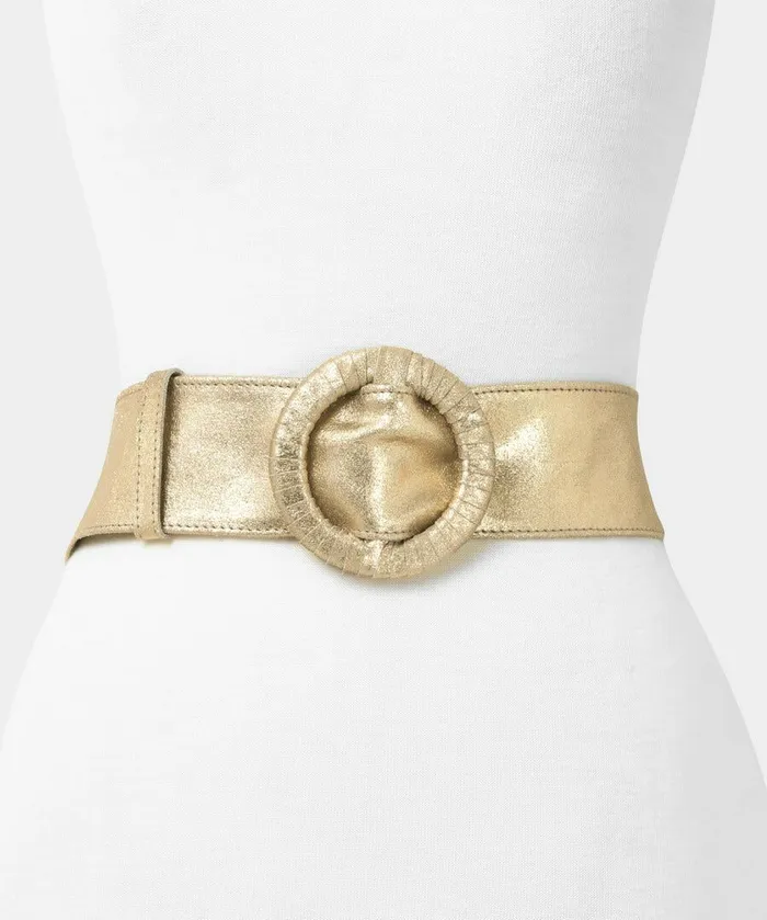 Women Joe Browns My Saviour Soft Leather Belt Goldsilver