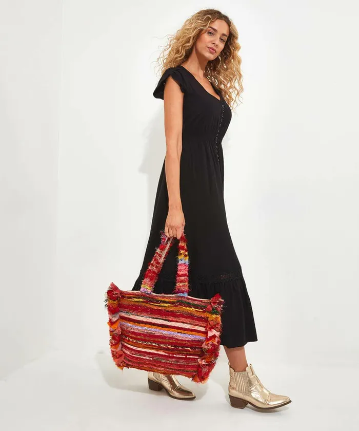 Women Joe Browns Paradise Sari Bag Orange Multi Women Joe Browns Paradise Sari Bag Orange Multi