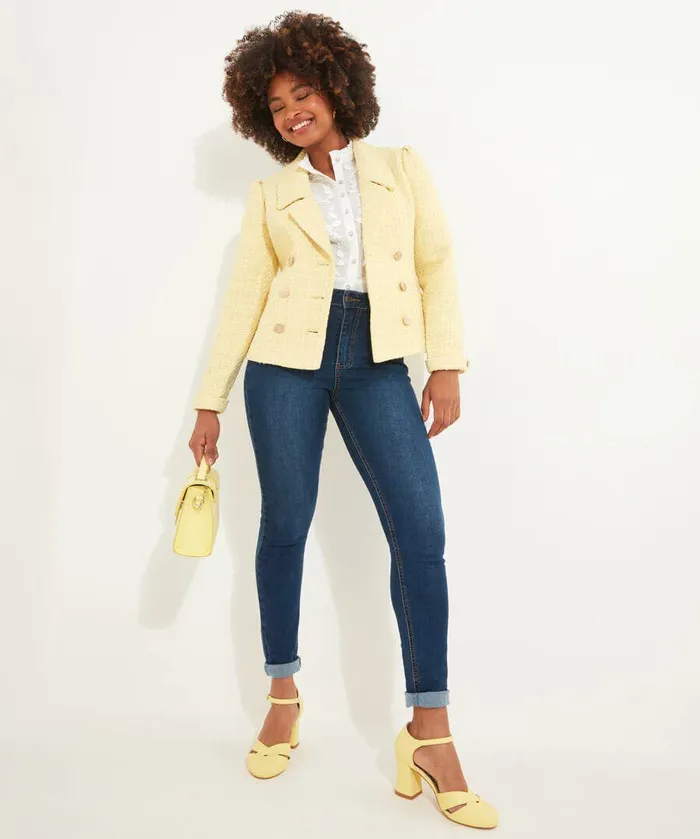 Women Joe Browns Ray Of Sunshine Retro Blazer Yellow Women Joe Browns Ray Of Sunshine Retro Blazer Yellow