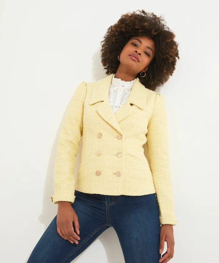 Women Joe Browns Ray Of Sunshine Retro Blazer Yellow Women Joe Browns Ray Of Sunshine Retro Blazer Yellow