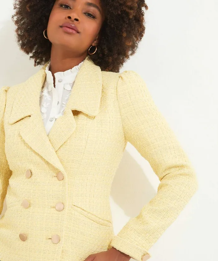 Women Joe Browns Ray Of Sunshine Retro Blazer Yellow Women Joe Browns Ray Of Sunshine Retro Blazer Yellow
