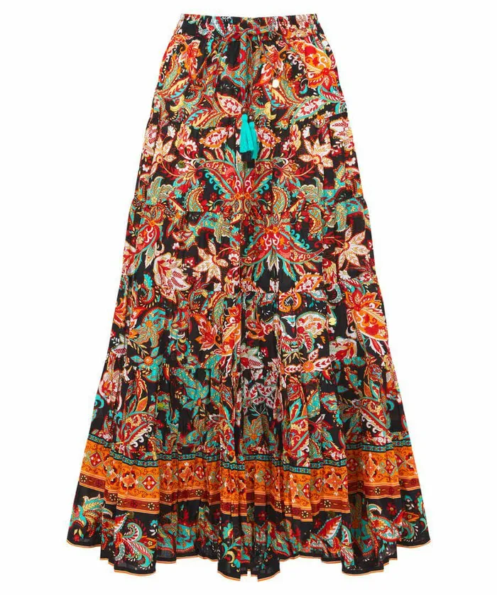 Women Joe Browns Saffron Border Skirt Multi Women Joe Browns Saffron Border Skirt Multi