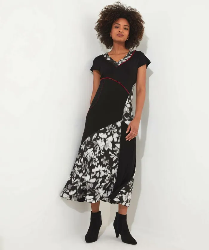 Women Joe Browns Spot The Difference Jersey Dress Black