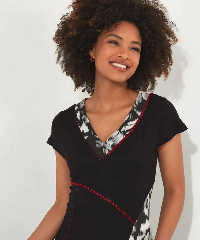 Women Joe Browns Spot The Difference Jersey Dress Black Women Joe Browns Spot The Difference Jersey Dress Black