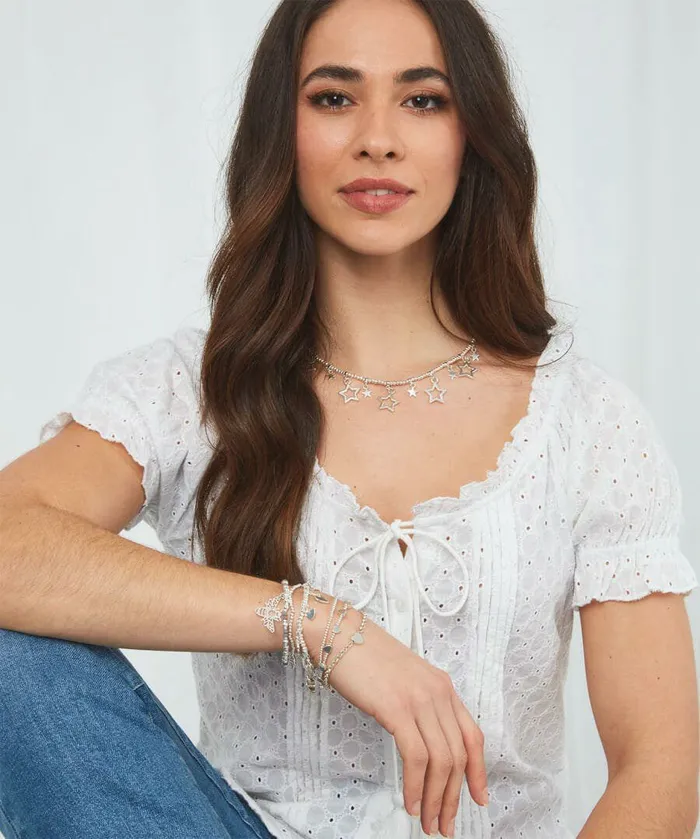 Women Joe Browns Star Gazer Silver Plate Necklace Silver Women Joe Browns Star Gazer Silver Plate Necklace Silver