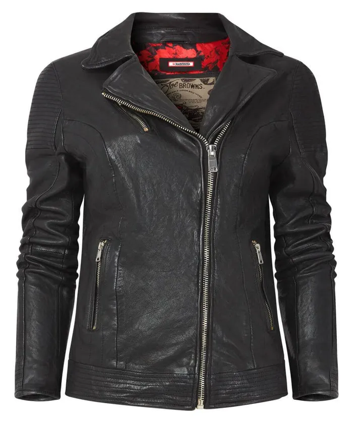 Women Joe Browns The Forever Black Leather Jacket Black Women Joe Browns The Forever Black Leather Jacket Black