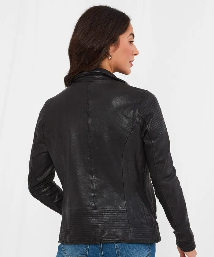 Women Joe Browns The Forever Black Leather Jacket Black Women Joe Browns The Forever Black Leather Jacket Black