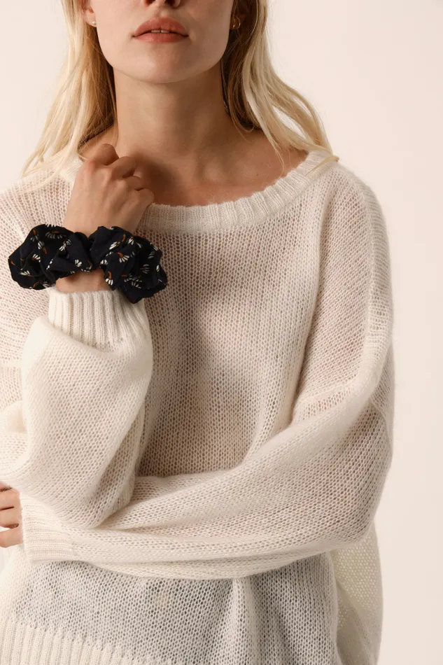 Women Jumper Bulon Ecru Pull Mohair cru Des Petits Hauts Jumpers and Cardigans
