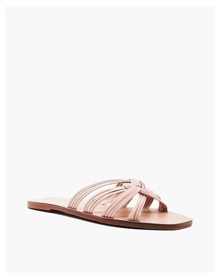 Women KAANAS Miciela Strappy Knot Leather Sandal Nude Madewell Sandals Women KAANAS Miciela Strappy Knot Leather Sandal Nude Madewell Sandals