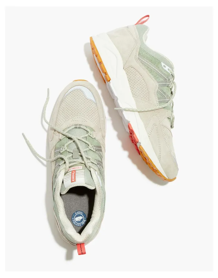 Women Karhu Unisex Fusion 20 Lace Up Sneakers In Rainy Day Rainy Day Madewell Sneakers