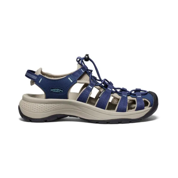 Women KEEN Casual Astoria West Sandal Naval AcademyReef Waters Closed Toe Sandal