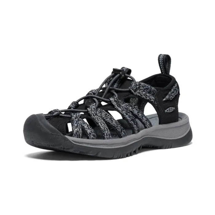Women KEEN Hike Whisper BlackSteel Grey Closed Toe Sandal Women KEEN Hike Whisper BlackSteel Grey Closed Toe Sandal