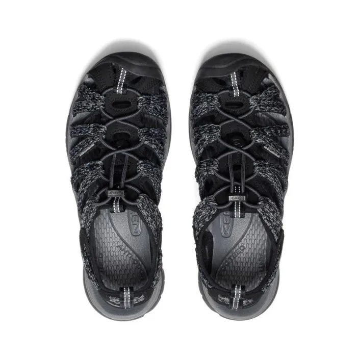Women KEEN Hike Whisper BlackSteel Grey Closed Toe Sandal Women KEEN Hike Whisper BlackSteel Grey Closed Toe Sandal