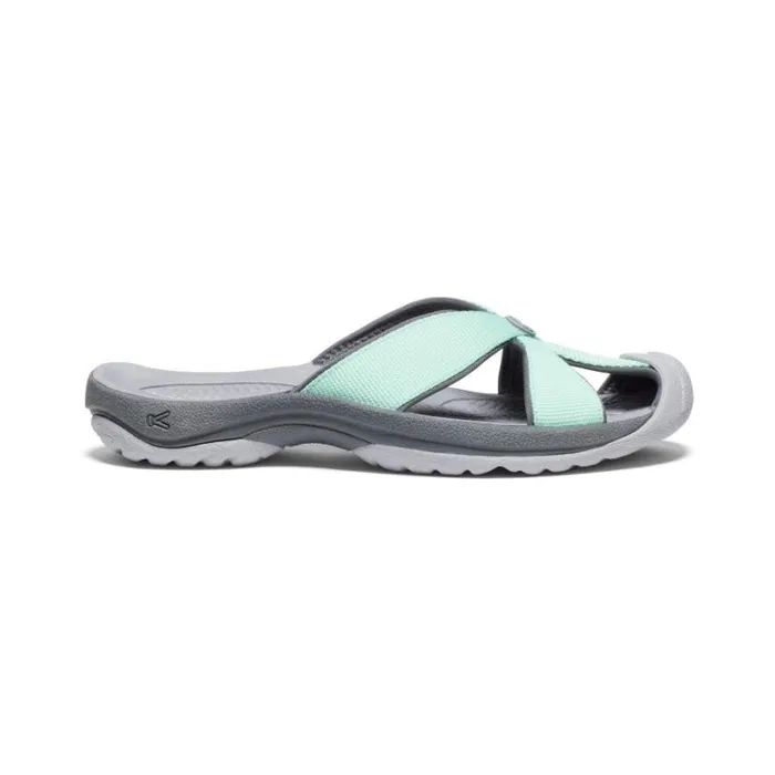 Women KEEN Sandals Bali LichenSteel Grey Leather FlipFlop