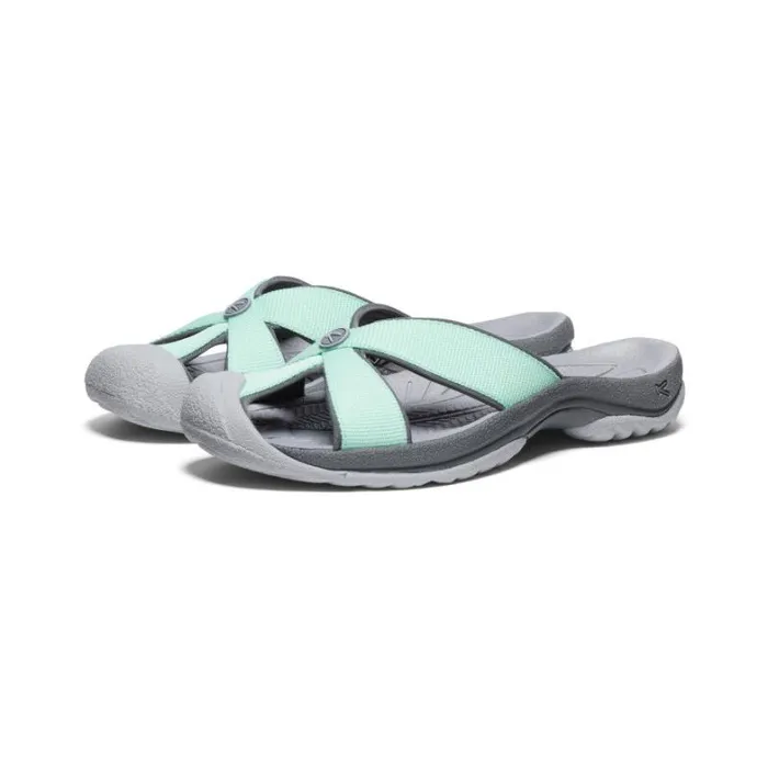 Women KEEN Sandals Bali LichenSteel Grey Leather FlipFlop Women KEEN Sandals Bali LichenSteel Grey Leather FlipFlop