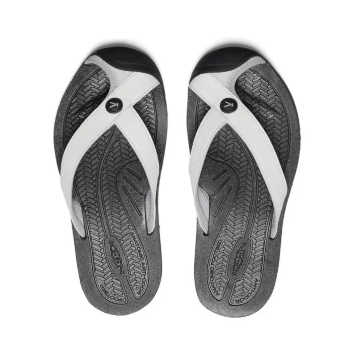 Women KEEN Sandals Barbados VaporBlack Leather FlipFlop Women KEEN Sandals Barbados VaporBlack Leather FlipFlop