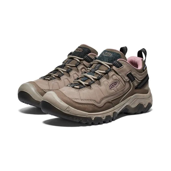 Women KEEN Shoes Targhee IV Waterproof BrindleNostalgia Rose Leather Hiking Shoe Women KEEN Shoes Targhee IV Waterproof BrindleNostalgia Rose Leather Hiking Shoe
