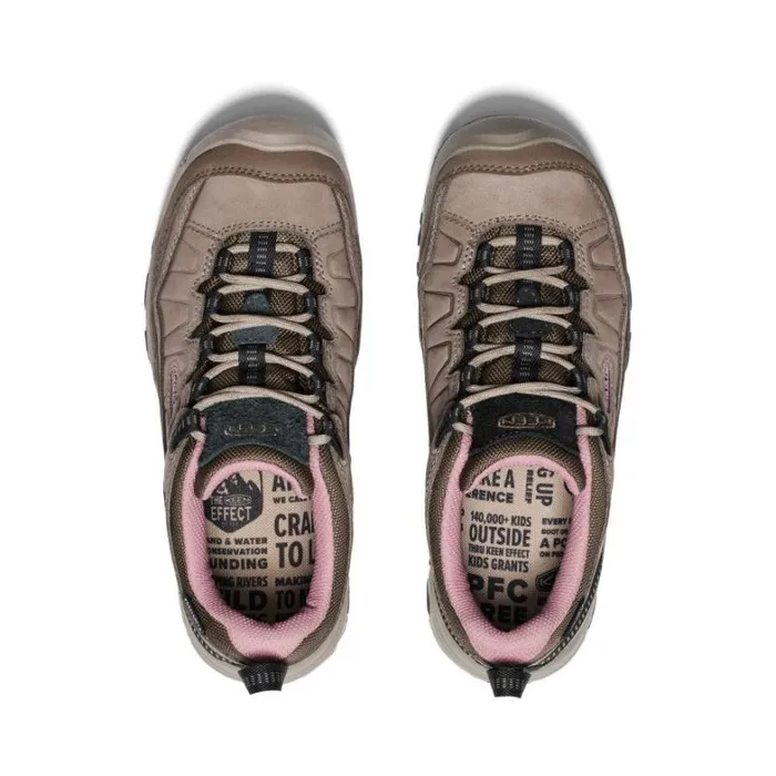 Women KEEN Shoes Targhee IV Waterproof BrindleNostalgia Rose Leather Hiking Shoe Women KEEN Shoes Targhee IV Waterproof BrindleNostalgia Rose Leather Hiking Shoe