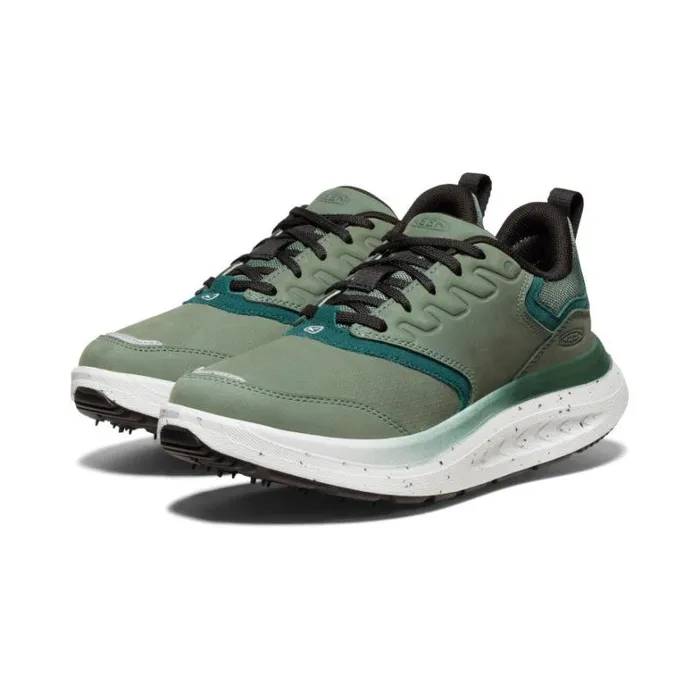 Women KEEN Shoes WK400 Leather Green Leather Walking Shoe Women KEEN Shoes WK400 Leather Green Leather Walking Shoe