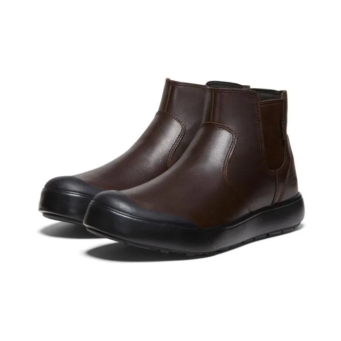 Women KEEN SlipOns Elena Waterproof Brown Leather Chelsea Women KEEN SlipOns Elena Waterproof Brown Leather Chelsea