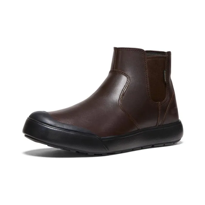 Women KEEN SlipOns Elena Waterproof Brown Leather Chelsea Women KEEN SlipOns Elena Waterproof Brown Leather Chelsea