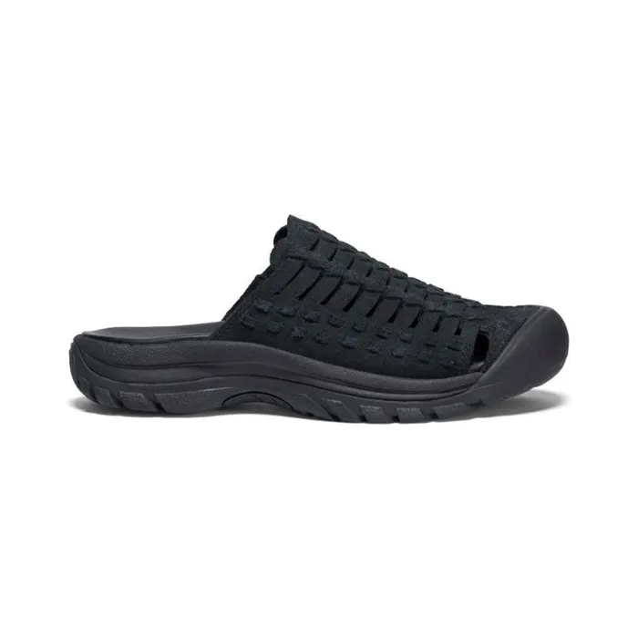 Women KEEN SlipOns San Juan II BlackBlack Leather Sandal