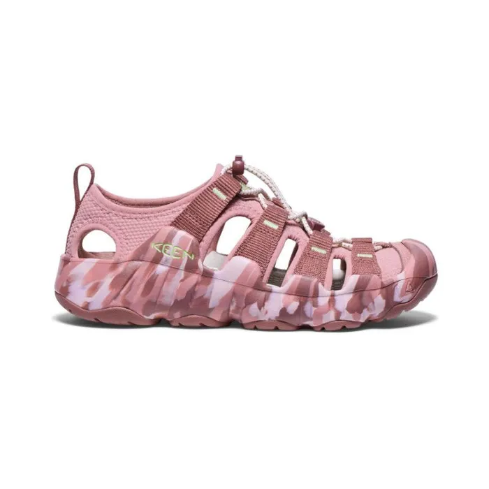 Women KEEN Water Hyperport H2 Nostalgia RoseDaiquiri Green Closed Toe Sandal