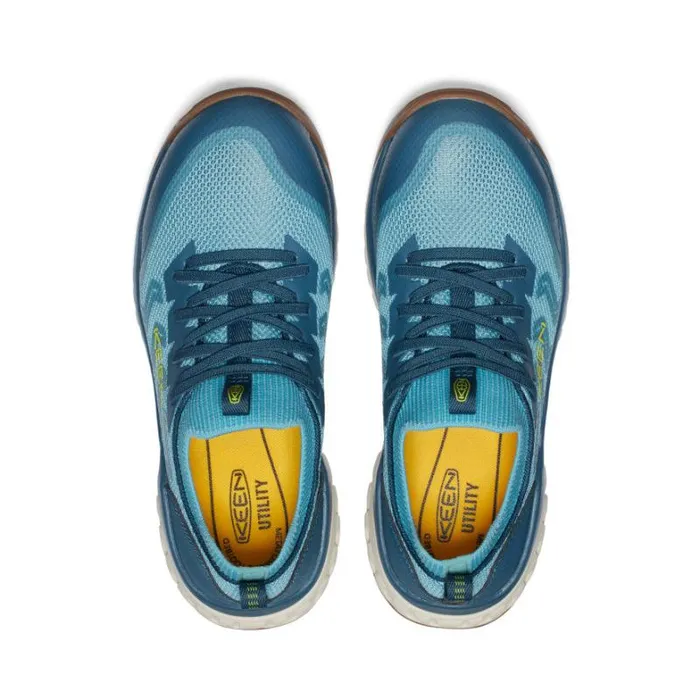 Women KEEN Work Boots and Shoes Arvada Shift CarbonFiber Toe Reef WatersLegion Blue Work Slipon Women KEEN Work Boots and Shoes Arvada Shift CarbonFiber Toe Reef WatersLegion Blue Work Slipon