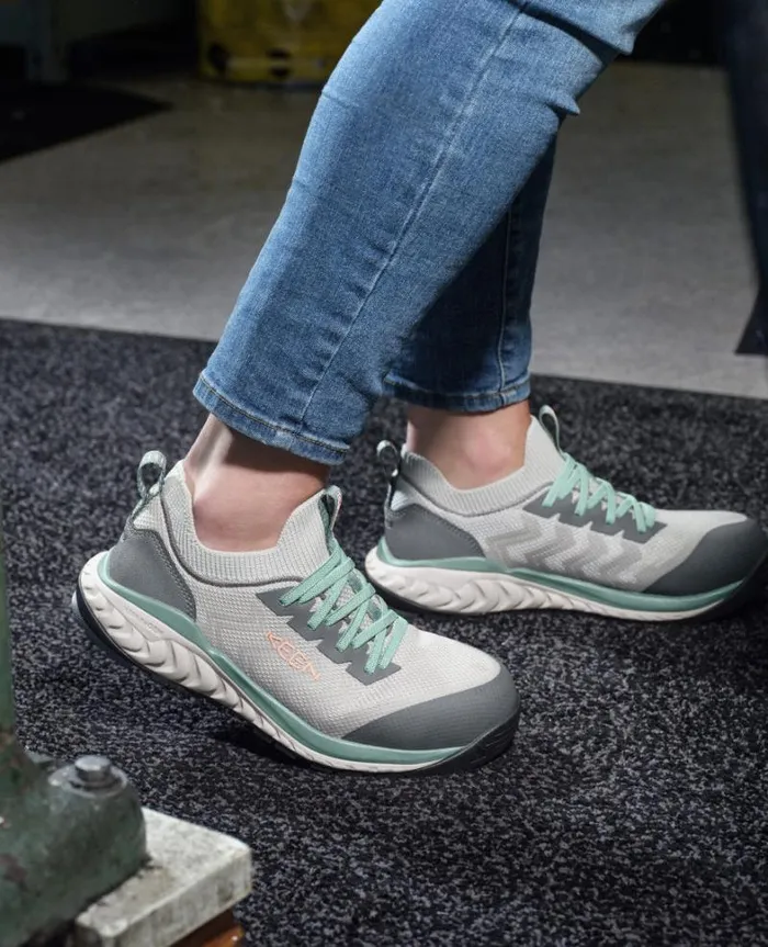 Women KEEN Work Boots and Shoes Arvada Shift CarbonFiber Toe Reef WatersLegion Blue Work Slipon Women KEEN Work Boots and Shoes Arvada Shift CarbonFiber Toe Reef WatersLegion Blue Work Slipon